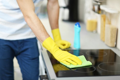 Spot treatment for stains on a mattress in Highbury