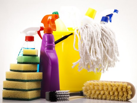 Carpet stain treatment and preparation before cleaning